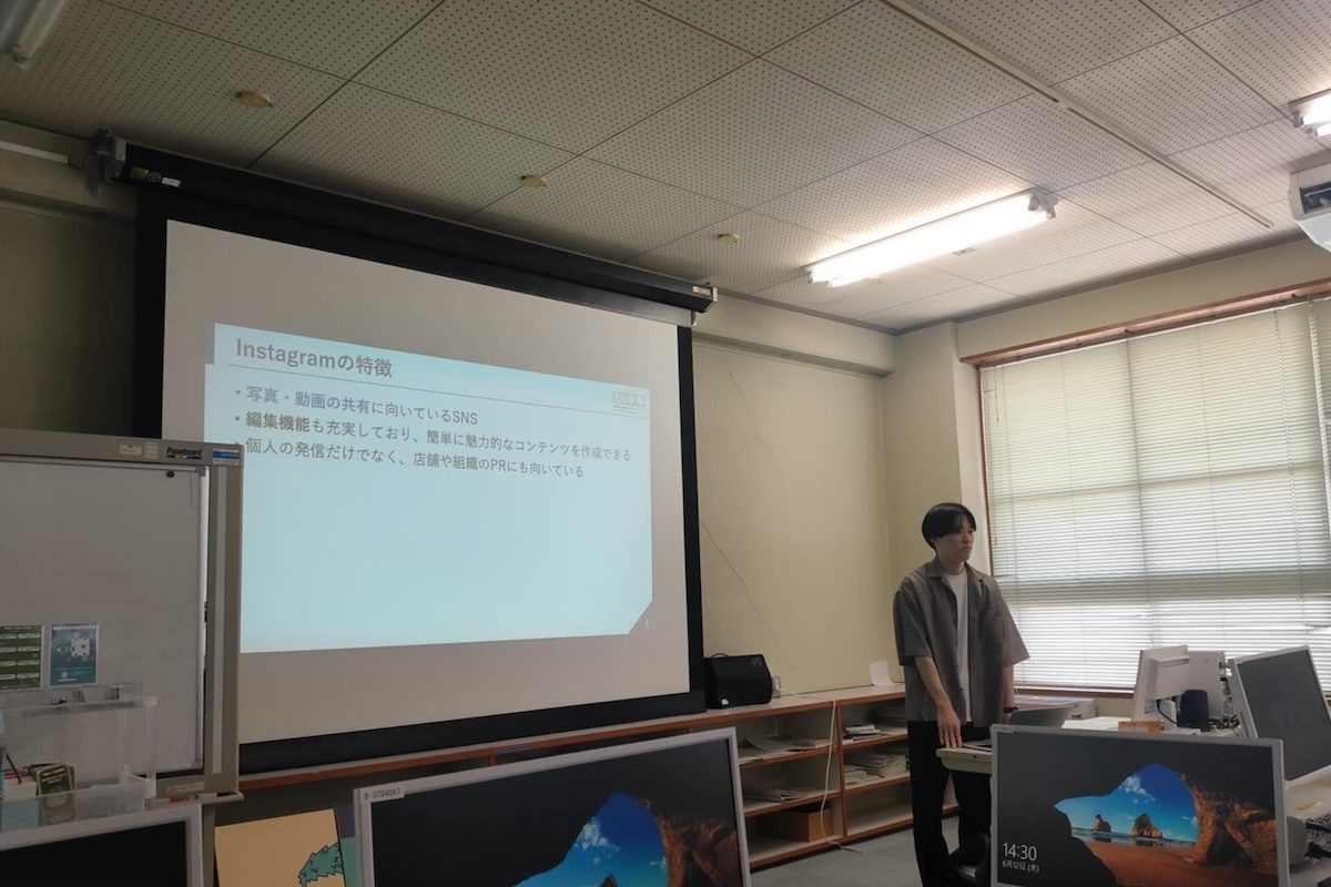 飛騨高山高校でInstagram勉強会を開催しました。