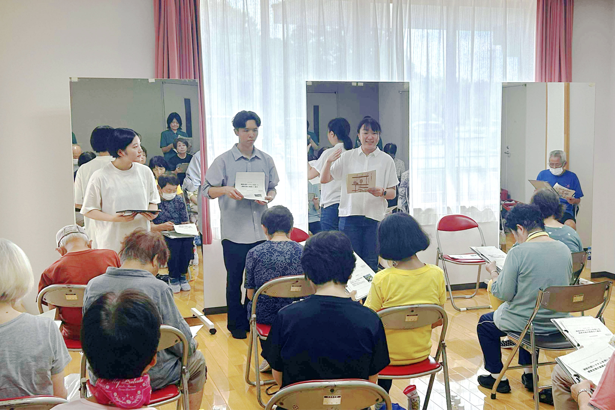 実験参加者の募集へ小牧市に伺いました