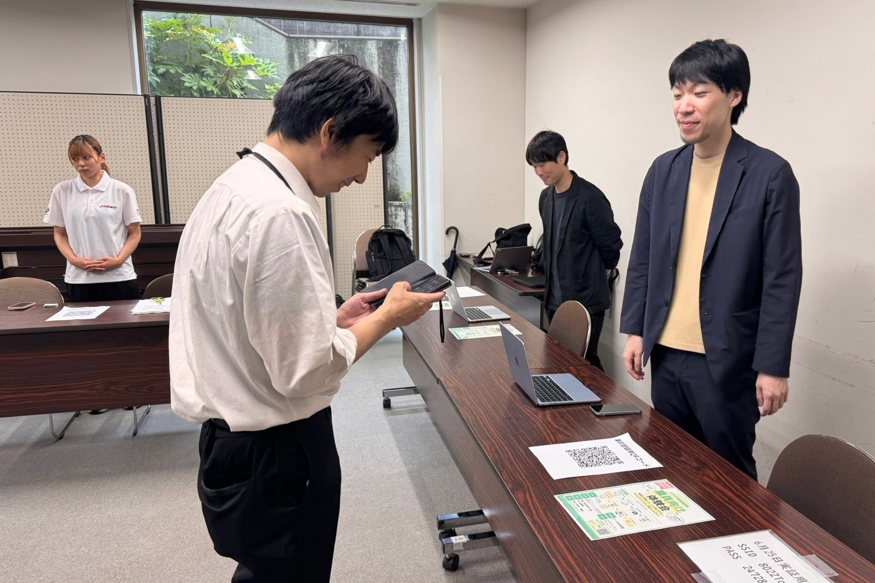 高山市役所でデジタル市民証の職員向け体験会を開催しました。